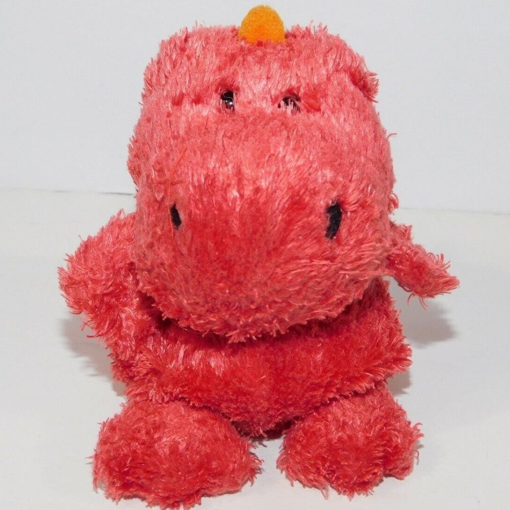 Russ Berrie Luvvies Red Dragon JOHN 5" Plush Bean Bag 39604 stuffed retired